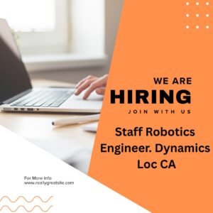 Staff Robotics Engineer Dynamics and Controls