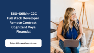 Full stack Developer Remote Contract with Cognizant / Voya