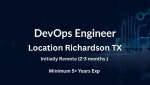 DevOps Engineer TX