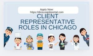 Entry Level Client Representative Job in Chicago