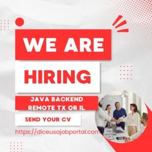 Senior Java Backend Lead (Remote)