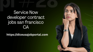 Service Now developer contract jobs