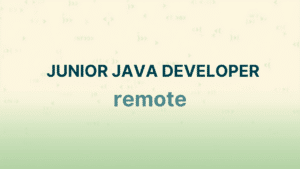 Junior Java Developer