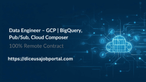 Data Engineer to work with our remote team