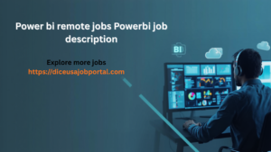 Power bi remote jobs 