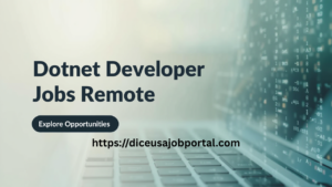 .net developer jobs remote​