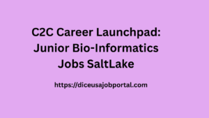Junior Bio-Informatics Jobs