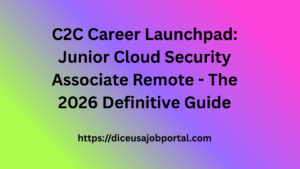 Junior Cloud Security Associate Remote