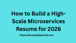 How to Build a High-Scale Microservices Resume for 2026