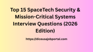Top 15 Space Tech Interview Questions