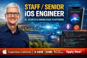 Apple Hiring Staff Senior iOS Engineer