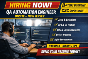 QA Automation Engineer Jobs In New Jersey