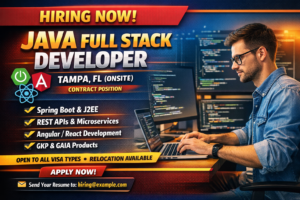 Java Full Stack Developer Jobs in Tampa FL
