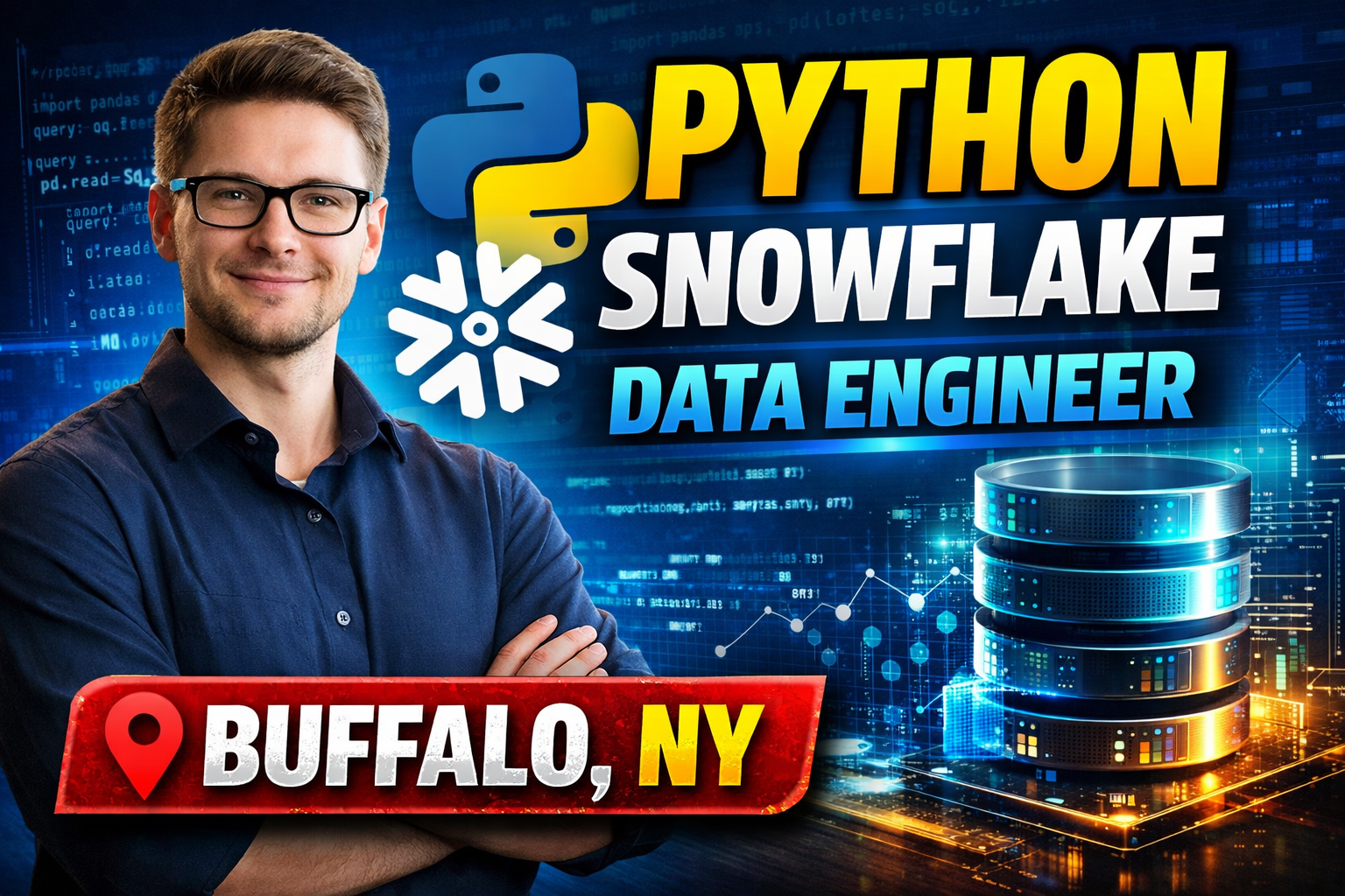 Python Snowflake Data Engineer Buffalo NY - Dice usa job portal