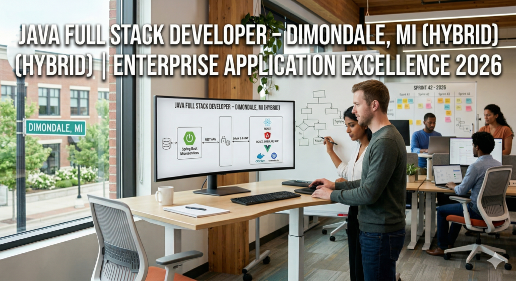 Java Full Stack Developer jobs Dimondale MI - Dice usa job portal