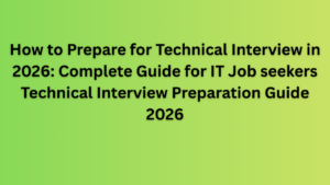 Technical Interview Preparation Guide 2026