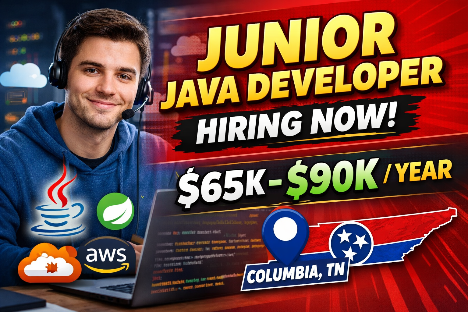 Junior Java Developer Job in Columbia TN - Dice usa job portal