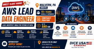 AWS Lead Data Engineer