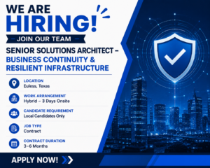 Senior Solutions Architect Jobs Texas