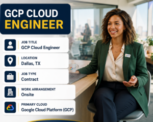 GCP Cloud Engineer Dallas TX