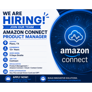 Amazon Connect Jobs Plano TX