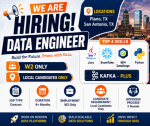 Data Engineer Jobs Plano TX